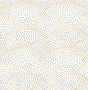 A-Street Prints Bennett Grey Dotted Scallop Wallpaper