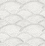 A-Street Prints Bennett Charcoal Dotted Scallop Wallpaper