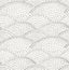 A-Street Prints Bennett Charcoal Dotted Scallop Wallpaper
