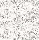 A-Street Prints Bennett Dotted Scallop Charcoal Wallpaper