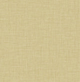 A-Street Prints Jocelyn Faux Linen Yellow Wallpaper