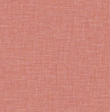 A-Street Prints Jocelyn Faux Linen Pink Wallpaper