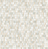 A-Street Prints Dobby Champagne Geometric Wallpaper