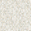 A-Street Prints Dobby Champagne Geometric Wallpaper