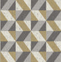 A-Street Prints Cerium Metallic Concrete Geometric Wallpaper