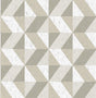 A-Street Prints Cerium Neutral Concrete Geometric Wallpaper