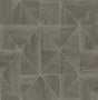 A-Street Prints Cheverny Coffee Geometric Wood Wallpaper