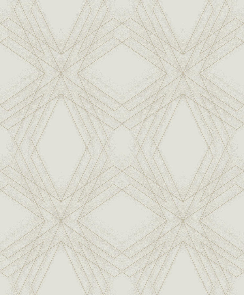 A-Street Prints Relativity Grey Geometric Wallpaper