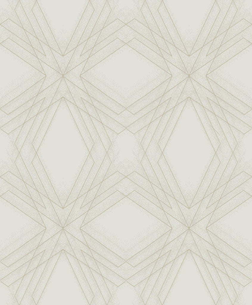 A-Street Prints Relativity Geometric Grey Wallpaper