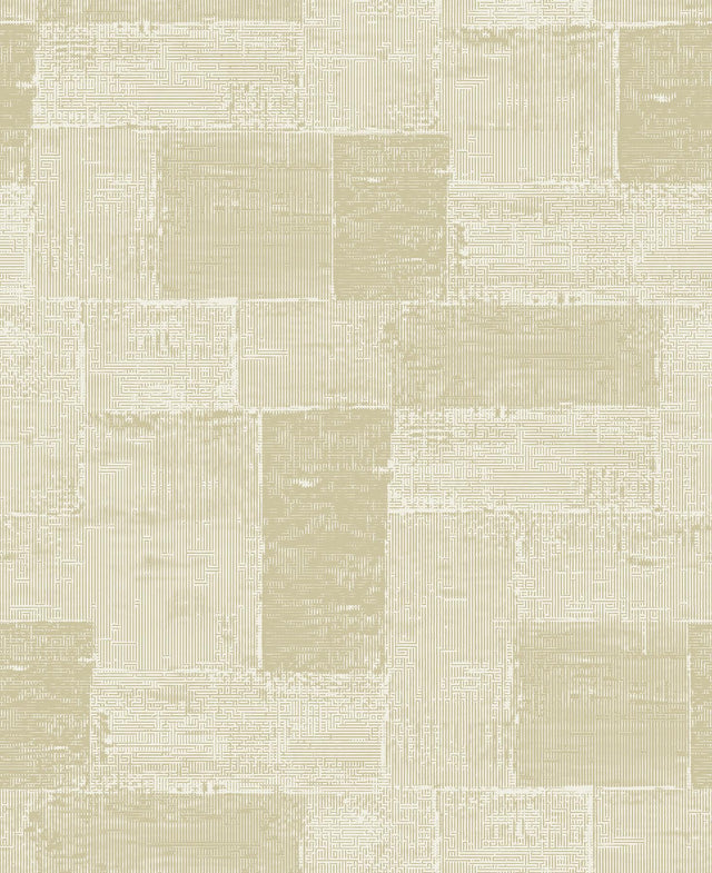 A-Street Prints Composition Gold Global Geometric Wallpaper