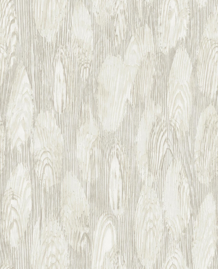 A-Street Prints Monolith Silver Abstract Wood Wallpaper