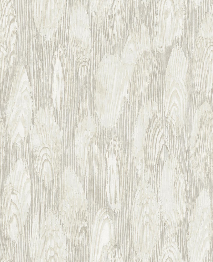 A-Street Prints Monolith Abstract Wood Silver Wallpaper
