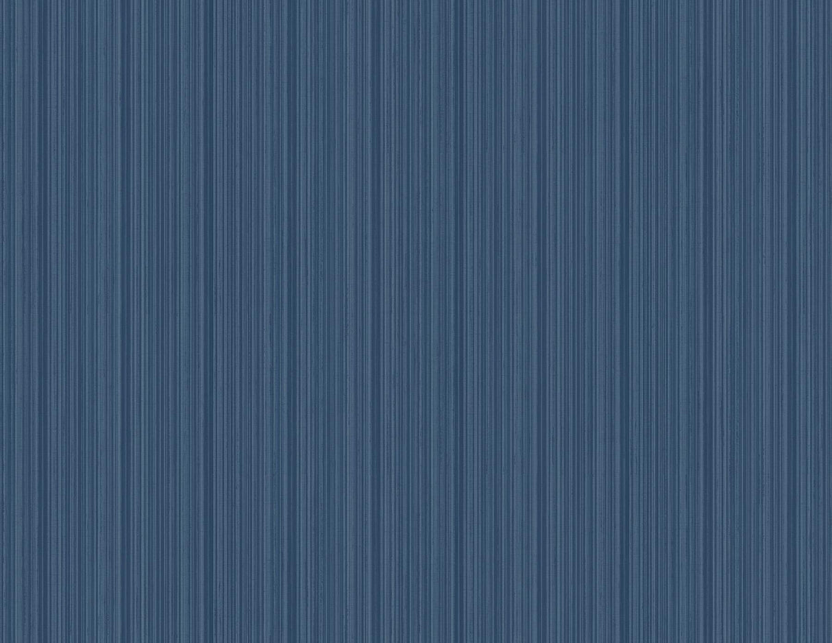 A-Street Prints Sebasco Vertical Pinstripe Denim Wallpaper