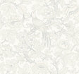 A-Street Prints Beaufort Dove Peony Chinoiserie Wallpaper