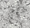 A-Street Prints Beaufort Silver Peony Chinoiserie Wallpaper