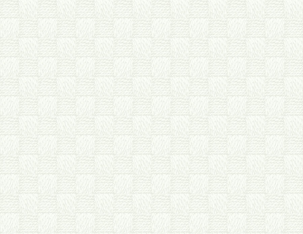 A-Street Prints Calabash Rope Basketweave Dove Wallpaper