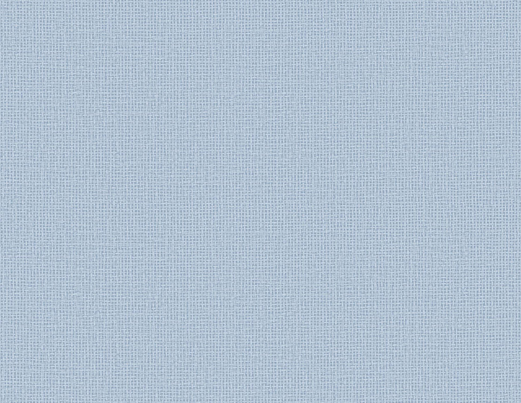 A-Street Prints Marblehead Bluebell Crosshatched Grasscloth Wallpaper