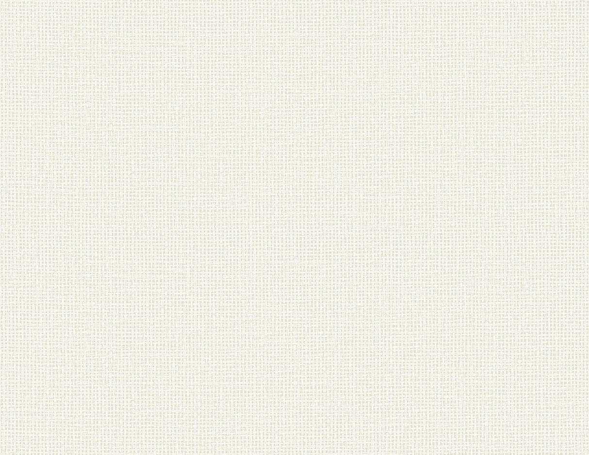 A-Street Prints Marblehead Bone Crosshatched Grasscloth Wallpaper