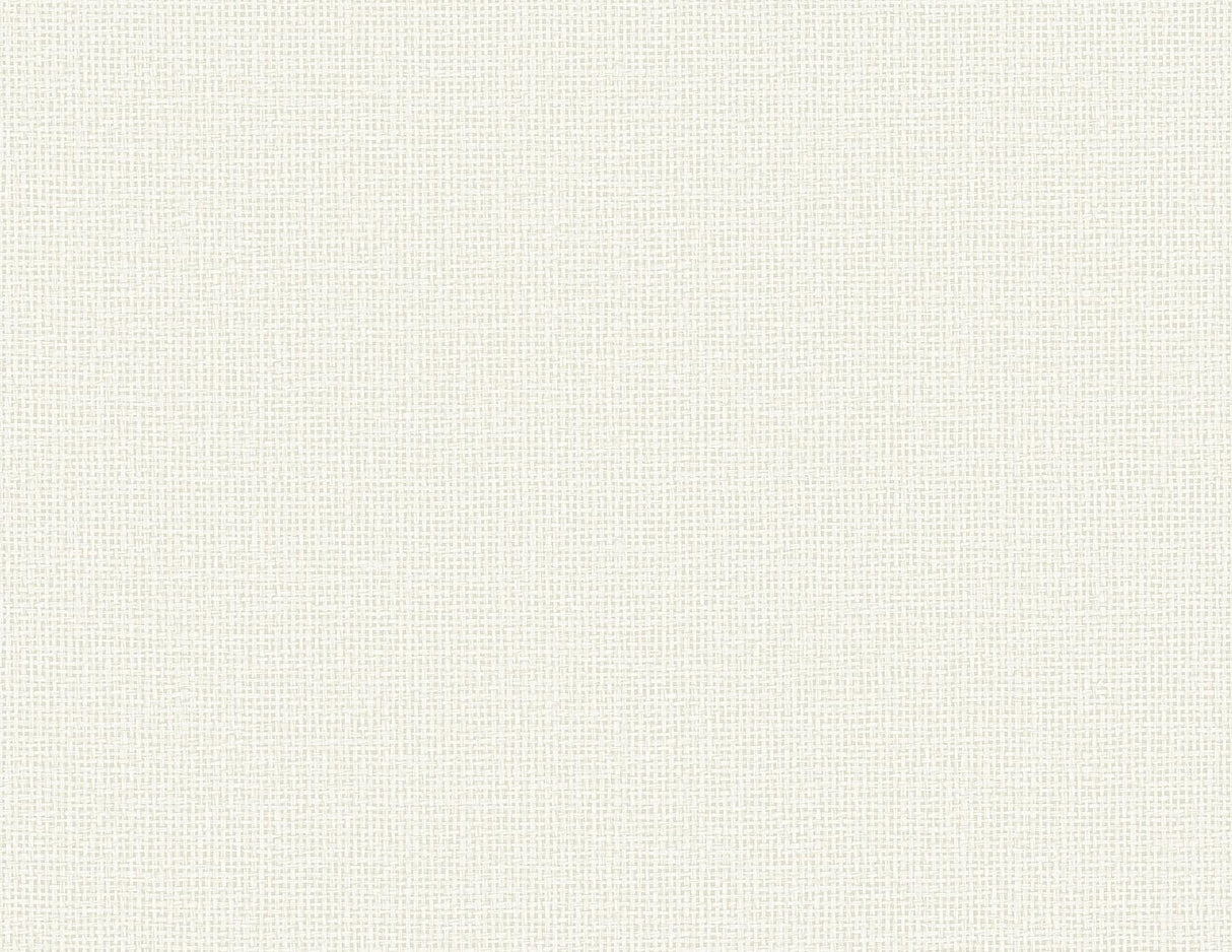 A-Street Prints Marblehead Crosshatched Grasscloth Bone Wallpaper