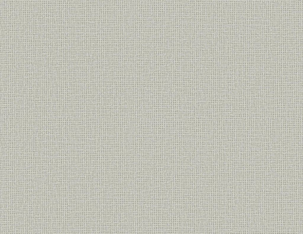 A-Street Prints Marblehead Taupe Crosshatched Grasscloth Wallpaper