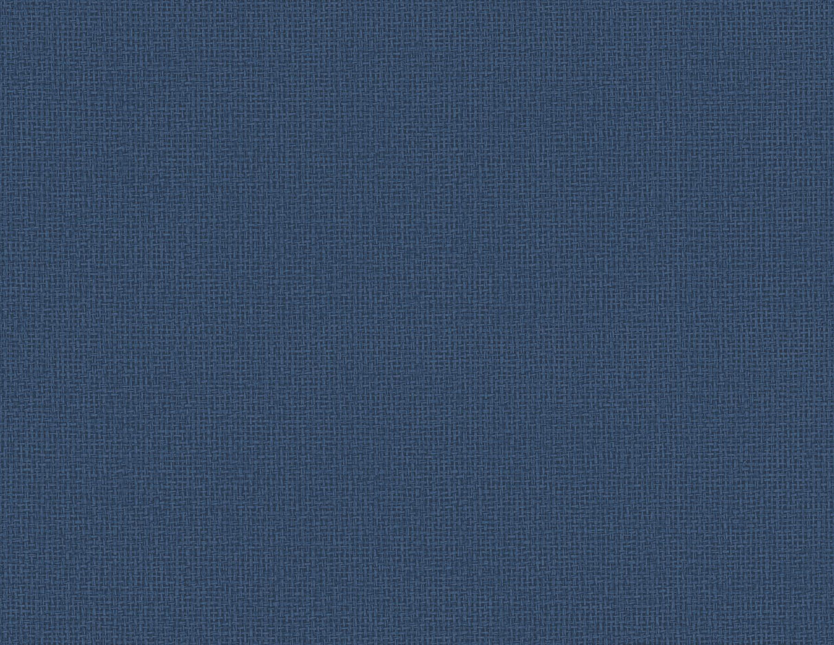 A-Street Prints Marblehead Crosshatched Grasscloth Cobalt Wallpaper