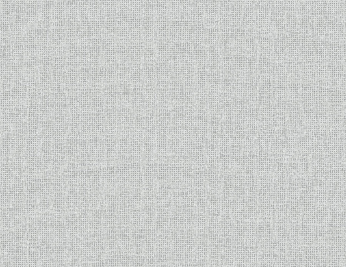 A-Street Prints Marblehead Crosshatched Grasscloth Grey Wallpaper