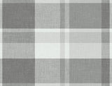 A-Street Prints Madaket Plaid Dark Grey Wallpaper
