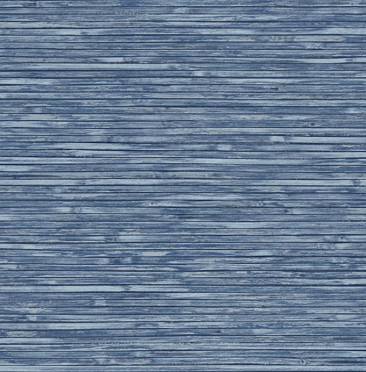 A-Street Prints Bellport Denim Wooden Slat Wallpaper