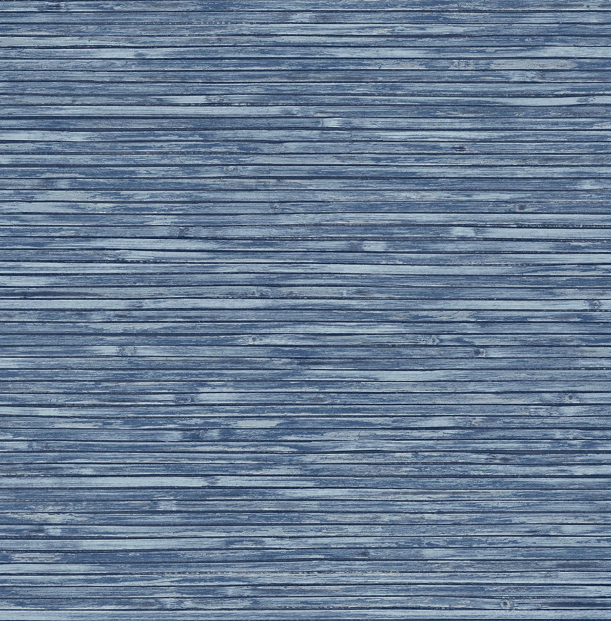 A-Street Prints Bellport Wooden Slat Denim Wallpaper