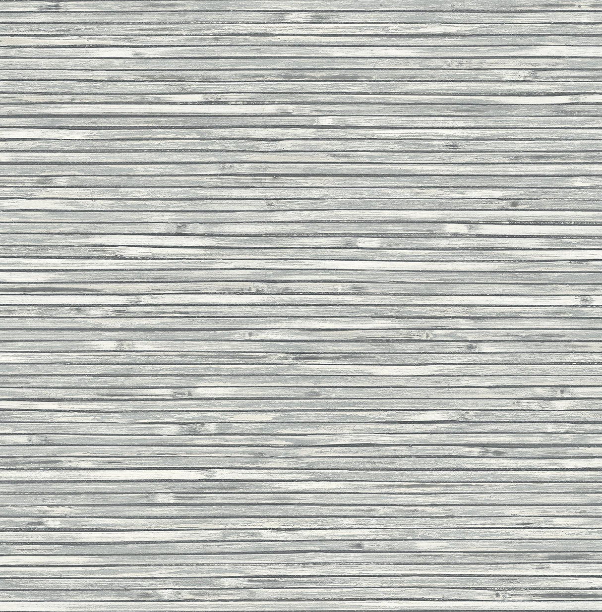 A-Street Prints Bellport Dark Grey Wooden Slat Wallpaper