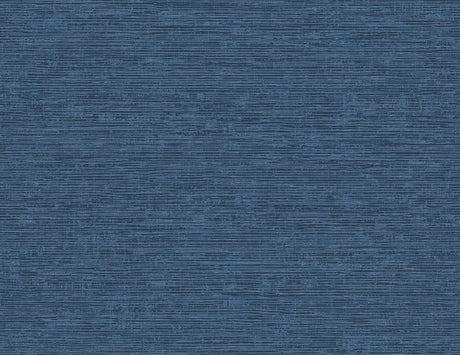 A-Street Prints Tiverton Indigo Faux Grasscloth Wallpaper