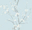 A-Street Prints Monterey Sky Blue Floral Branch Wallpaper