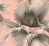 A-Street Prints Summer Palm Blush Tropical Wallpaper
