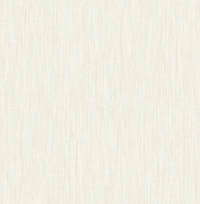 A-Street Prints Spring Fabric Textures Off-White Wallpaper