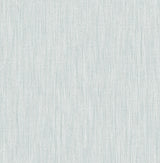 A-Street Prints Spring Fabric Textures Light Blue Wallpaper