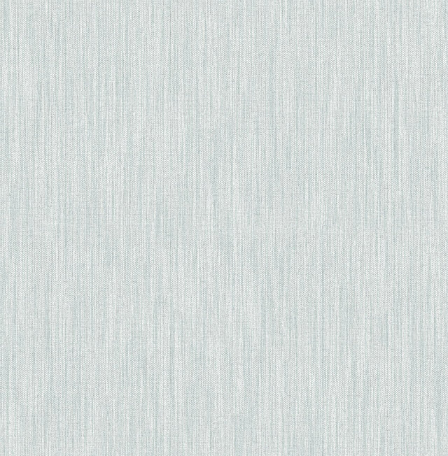 A-Street Prints Spring Fabric Textures Light Blue Wallpaper