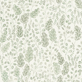 A-Street Prints Spring Leaves Green Wallpaper