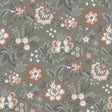 A-Street Prints Spring Flowers Grey Wallpaper