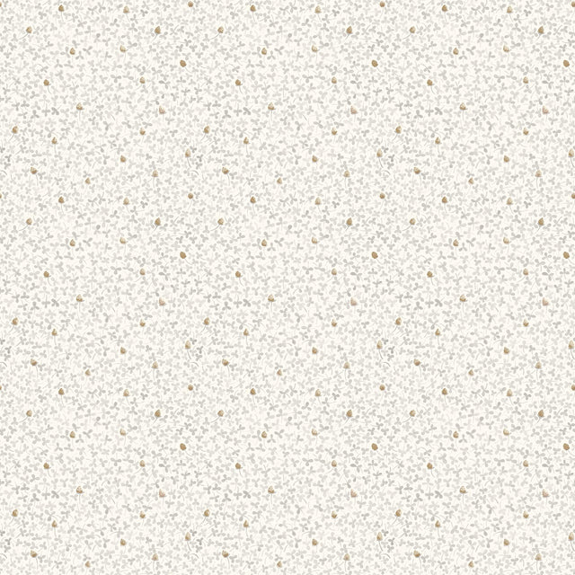 A-Street Prints Spring Leaves White Wallpaper