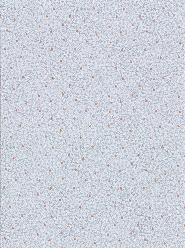 A-Street Prints Spring Leaves Light Blue Wallpaper