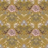 A-Street Prints Spring Flowers Mustard Wallpaper