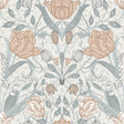 A-Street Prints Spring Flowers Off-White Wallpaper
