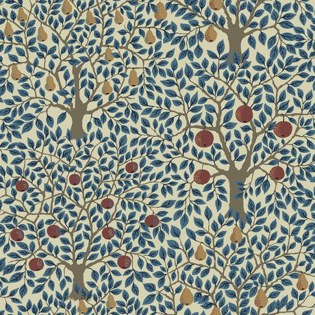A-Street Prints Spring Trees Blue Wallpaper