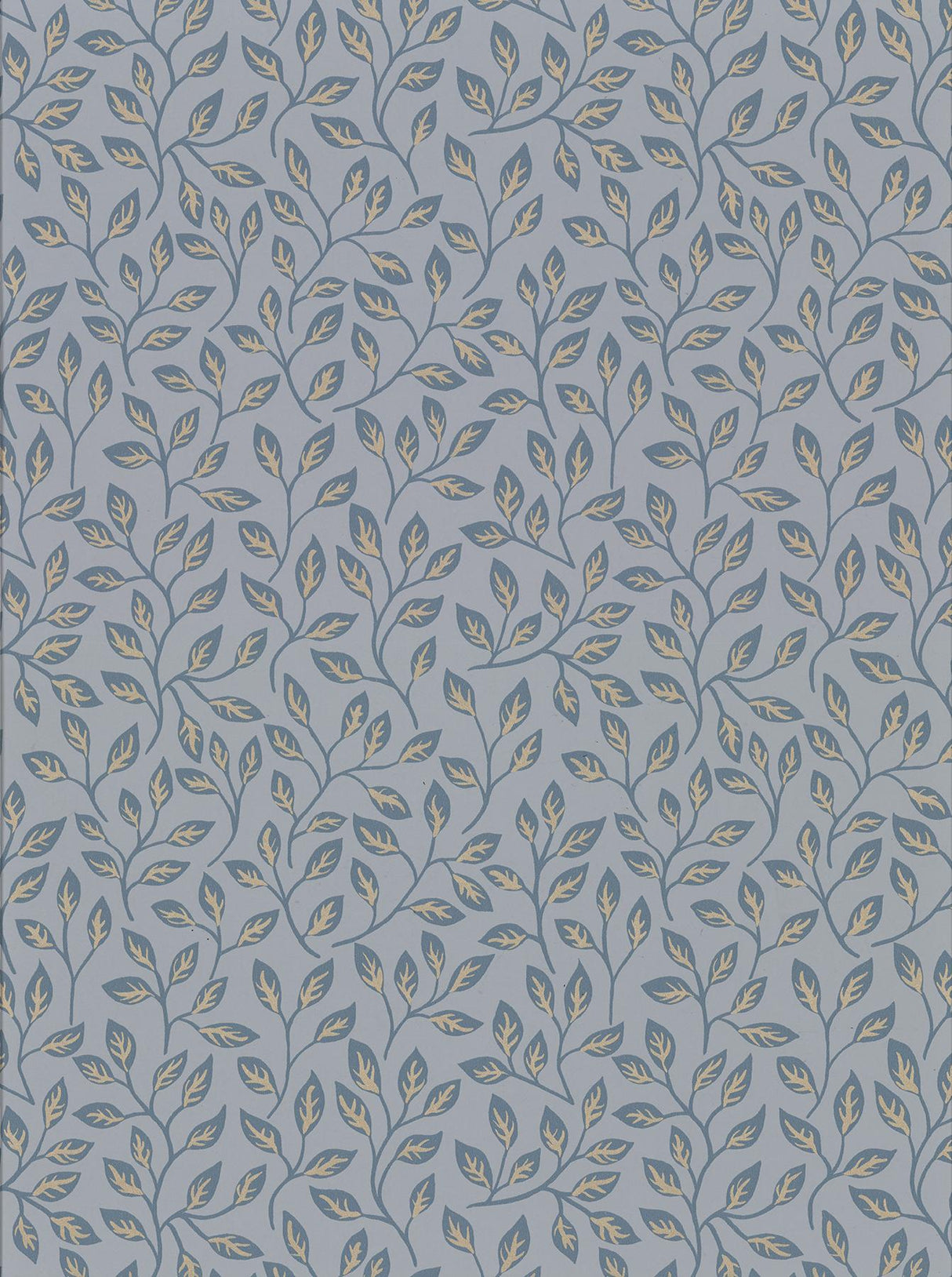 A-Street Prints Spring Leaves Slate Wallpaper