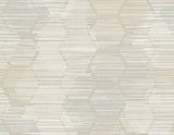 A-Street Prints Jabari Wheat Geometric Faux Grasscloth Wallpaper