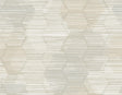 A-Street Prints Jabari Beige Geometric Faux Grasscloth Wallpaper