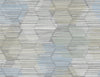 A-Street Prints Jabari Light Blue Geometric Faux Grasscloth Wallpaper