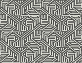 A-Street Prints Nambiti Geometric Black Wallpaper