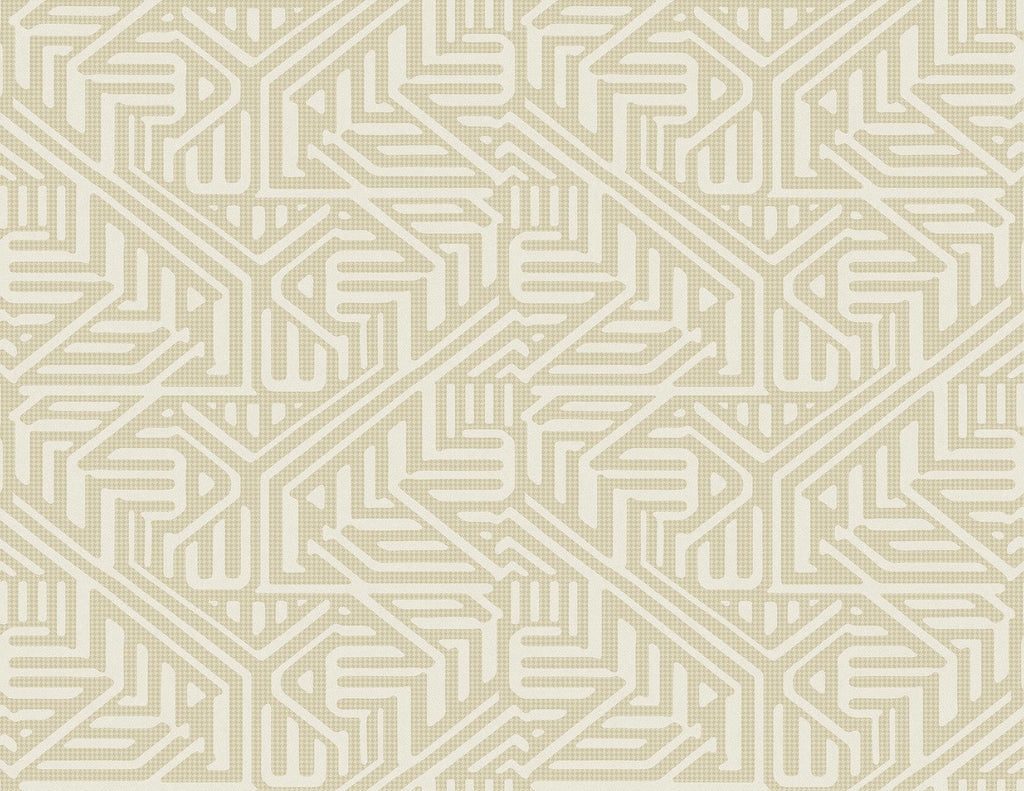 A-Street Prints Nambiti Geometric Cream Wallpaper