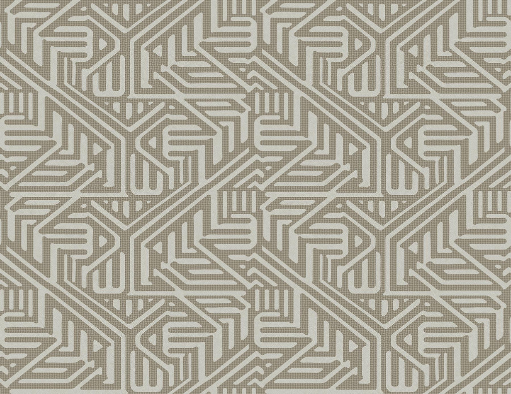 A-Street Prints Nambiti Geometric Brown Wallpaper